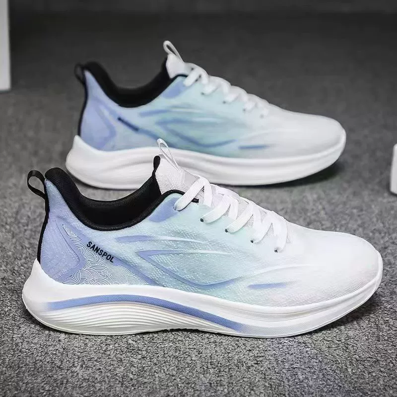 Мужская обувь 2024 новая мода дикая спортивная повседневная обувь студенческая мягкая подошва корейская модная сетка дышащая беговая обувь