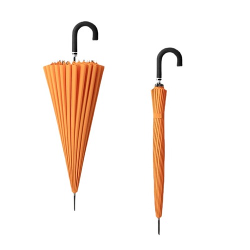 24-bone umbrella that blooms when exposed to water, long-handled double umbrella, extra large storm-proof business men's umbrella, straight pole car umbrella