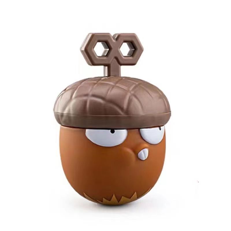 Plants vs. Zombies mecánicos genuinos a granel Gatling Pea Shooter catapulta vinilo juguete malvado dragón pequeño fantasma