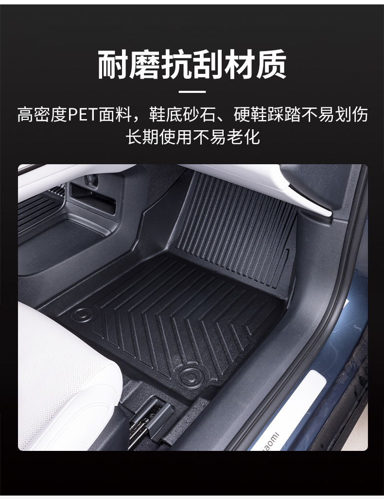Dropshipping Foreign Trade Cross-Border Right-Hand Drive 3D All-Weather Tpe Car Floor Mats, Anti-Dirt, Odorless, Custom-Made