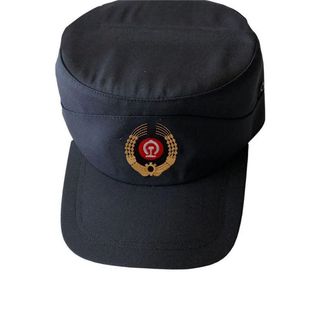 Railway New Work Hat Navy Blue Black Spring & Fall Motorcycle Work Hat Machine Vehicle Section Work Hat
