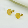 Earrings stainless steel, small accessory, simple and elegant design, light luxury style, wholesale