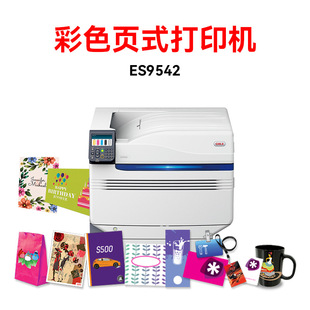 Oki Es9542 White Printing Color Thick Paper Thermal Transfer Water Transfer Printer Anime Badge Printer
