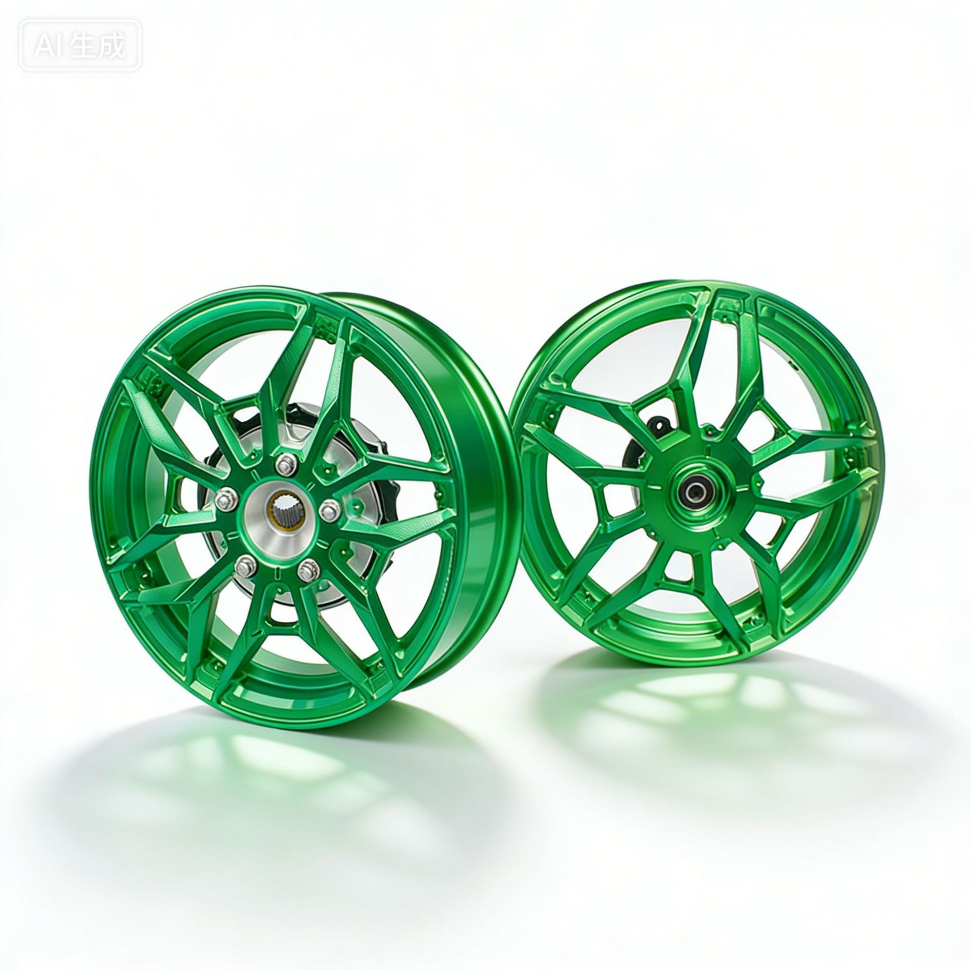 Suitable for Honda Giorno 125 Motorcycle Front and Rear Wheel Hubs Cnc Aluminum Alloy Thickened Wheel Rim Assembly Modification