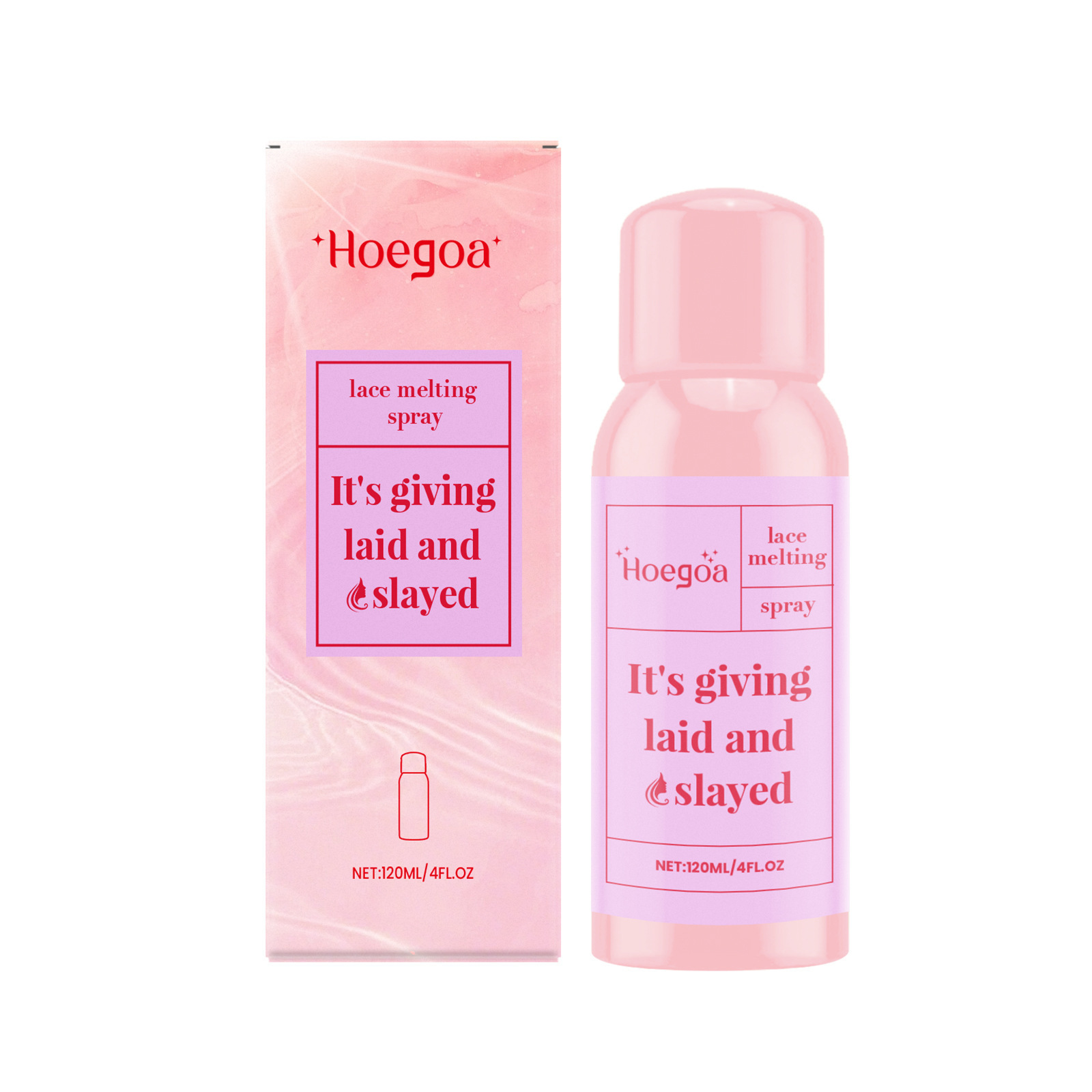 HOEGOA PERUKA ADHESIVE SPRAY PERUKA LACE STYLING INVISIBLE FIT LIGHT Fresh Care Spray