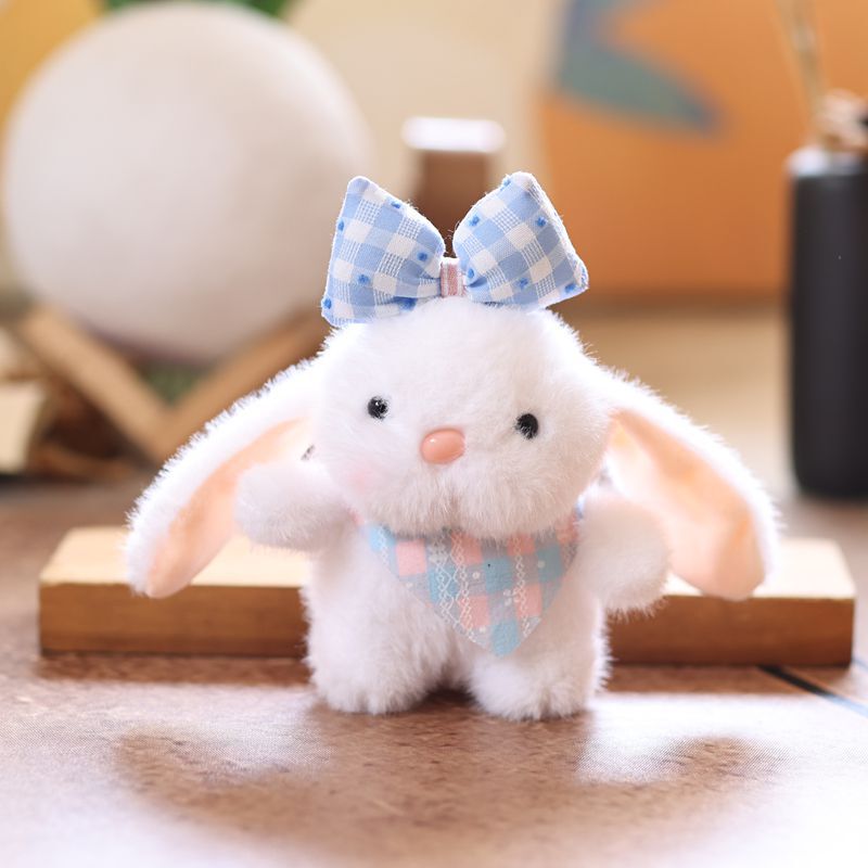 かわいいリボンバニーペンダントぬいぐるみ漫画バッグペンダントキーホルダー人形人形|undefined