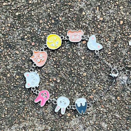 Wandering Children Dropping Oil Cartoon Cute Bracelet, Necklace, Accessory, Celebrity Merchandise