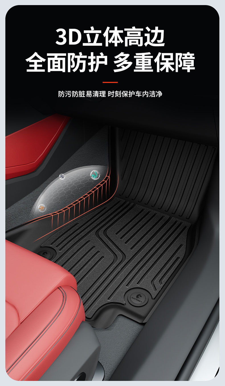 Suitable for Imported Audi A3 A3La4L A5L A6L A7L A8L Q3 Q5L Full Tpe Car Floor Mats