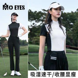 高尔夫女装春夏女士服装短袖polo上衣网球衫T恤衣服短裙套装