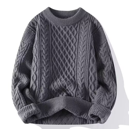 This animal year red sweater autumn and winter men lazy high-end thick twist sweater coat Christmas couple sweater