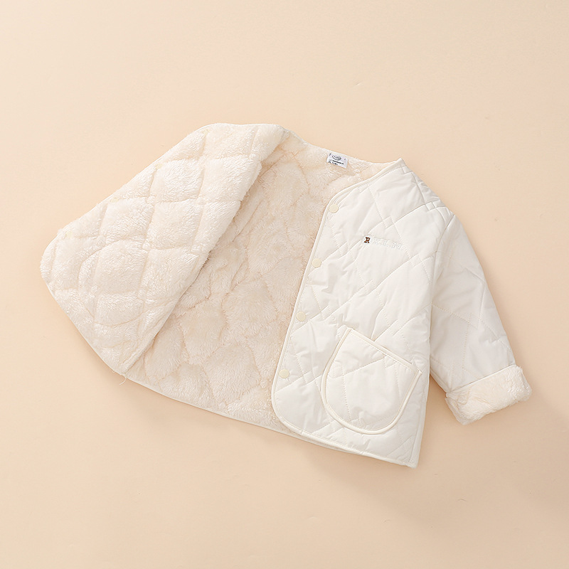 솔리드 컬러 플러스 벨벳 - 오프화이트