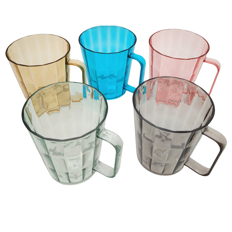 G1414 8095 tazas transparentes fabricantes de tazas de plástico caseras al por mayor tazas de agua de diamante tazas de estudiantes 3 yuanes