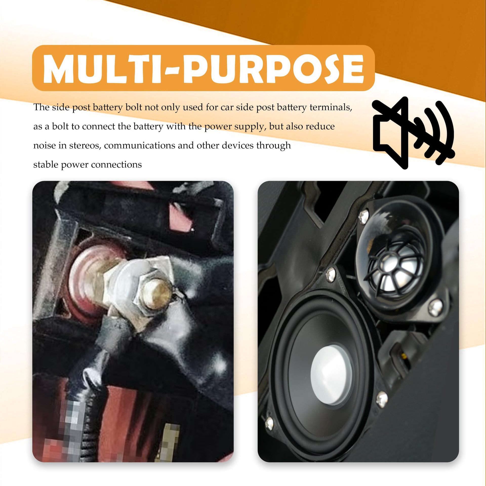 American Car Battery Terminal Side Post Battery Side Post Terminal Adapter Line Connector Wire