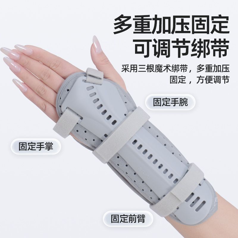 ABS wrist brace, tendon sheath, joint wrist support and immobilizer for children and adults, forearm strap, breathable.