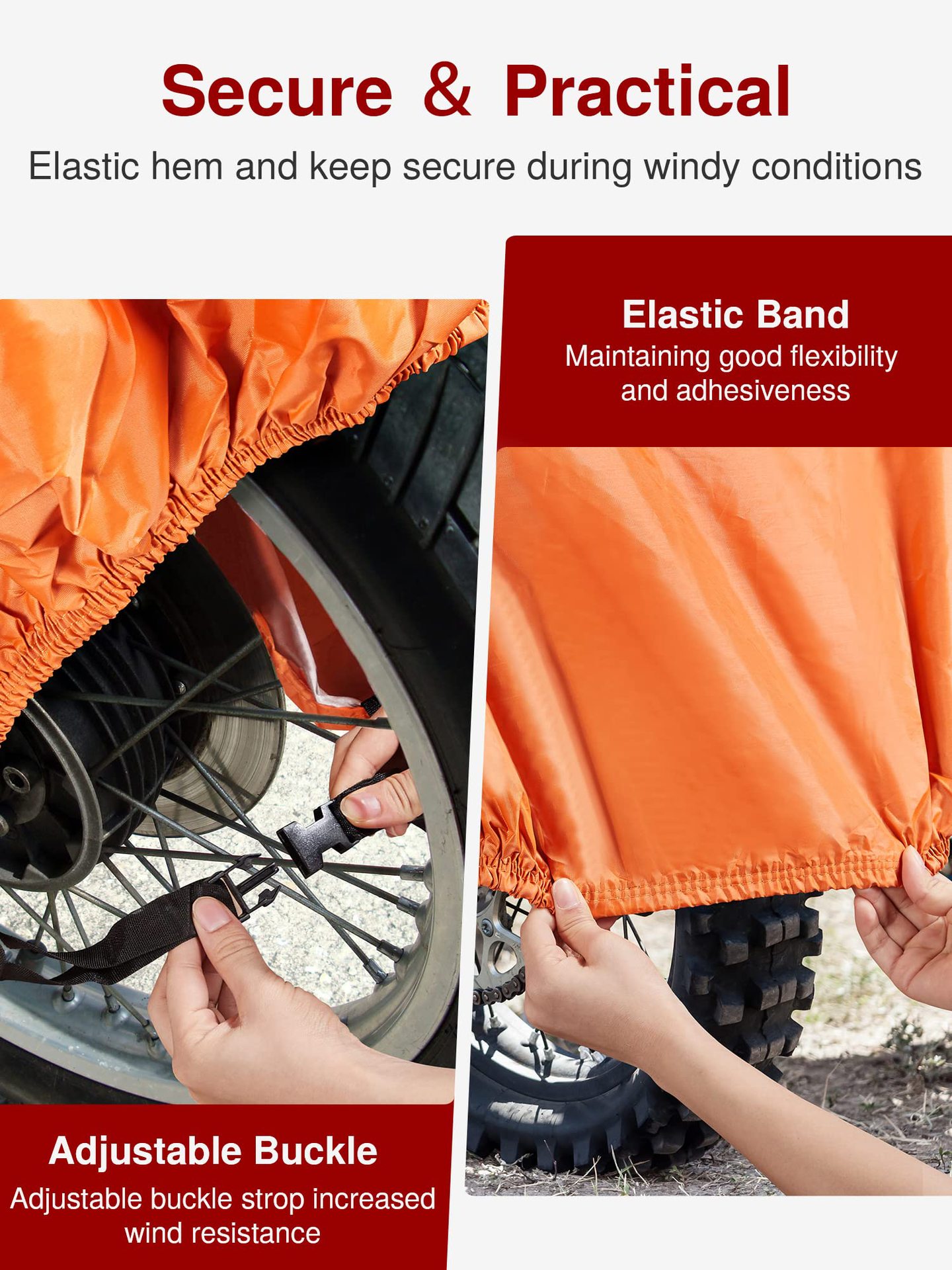 Motorcycle Garment with Reflective Strip Oxford Cloth Dustproof Rainproof Sunscreen Motorcycle Cover Electric Vehicle Sunshade Garment