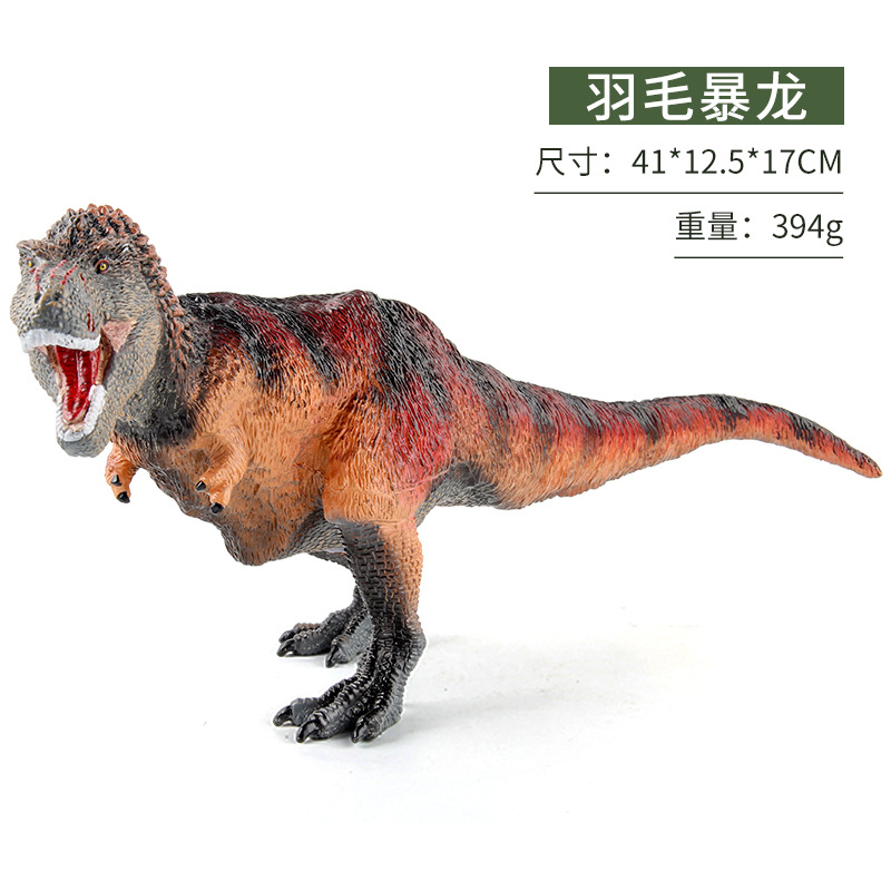 Nuevo Producto Transfronterizo, Modelo de Dinosaurio Jurásico Realista para Niños, Figura de Triceratops y Brontosaurio de Goma Suave Rellena de Algodón