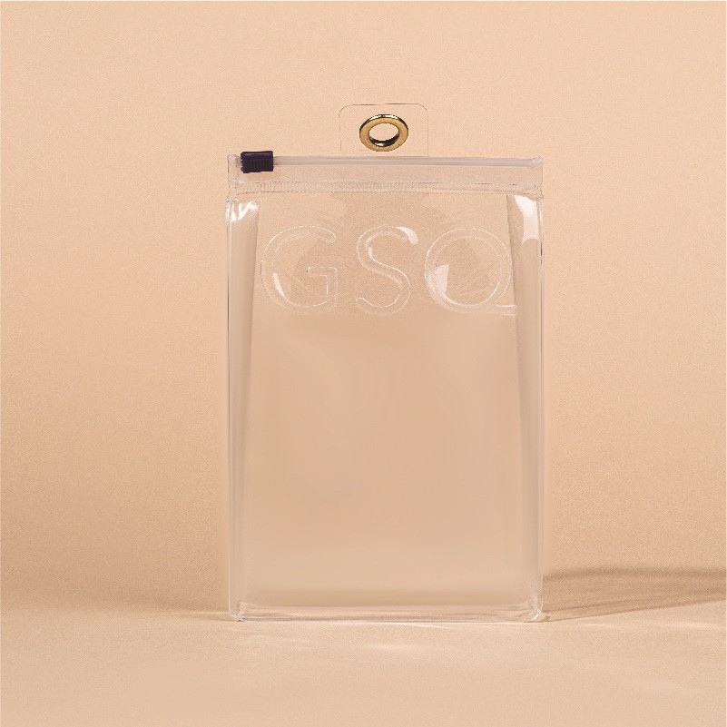 厂家批发PVC带孔可挂化妆包 旅行收纳袋护肤洗漱包懒人袋