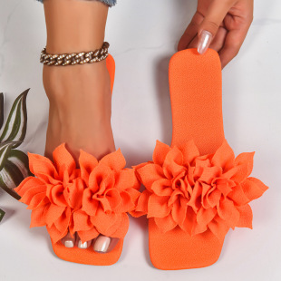 �W��һ��ƽ����ЬŮ��ɫ����һ�_�žӼ���ЬŮ  Womens  Slippers