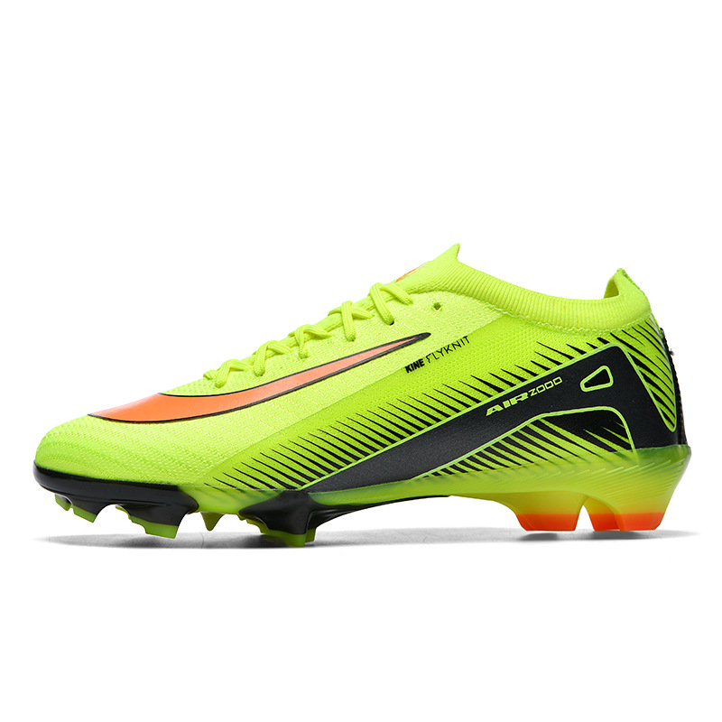 Nuevos zapatos de fútbol masculinos transfronterizos zapatos de fútbol transpirables zapatos de entrenamiento de césped interiores zapatos de fútbol