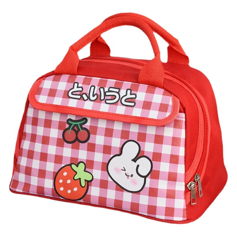 Bolsa de almuerzo de alto aspecto al por mayor bolsa de almuerzo portátil estudiante almuerzo trabajador de oficina bolsa de almuerzo bolsa de aislamiento engrosada