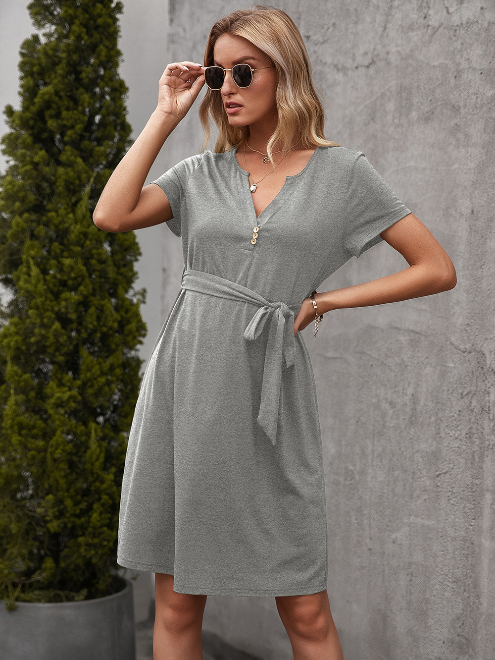 Short-sleeved Casual Dress Women shopper-ever.myshopify.com