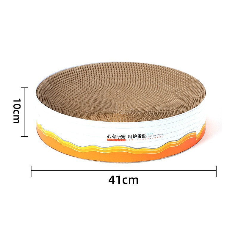 Tablero de agarre de gato cuadrado transfronterizo gato papel corrugado resistente a la captura juguetes para gatos nido para gatos tablero de garras para gatos suministros para mascotas al por mayor