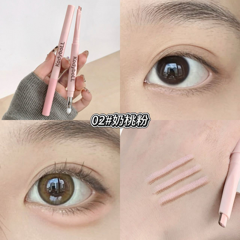KodyboLL doble pluma de gusano de seda a la sombra brillante natural puro deseo de ojos grandes duraderos no mareo de gusano de seda al por mayor