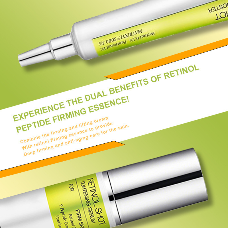 Esencia Reafirmante con Retinol Transfronteriza, Hidrata Suavemente, Crema Contorno de Ojos con Retinol, Crema Reafirmante para Ojos con Retinol