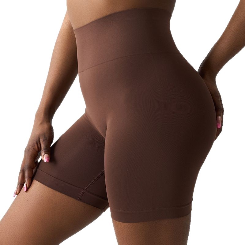 Seamless High-Waisted Yoga Shorts – Butt-Lifting & Breathable (7 Colors) – Gym, Running & Lounge (S-XL)_ecoleips.com