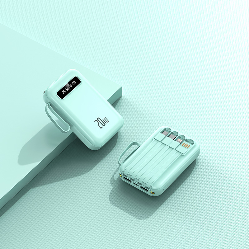 クロスボーダー自己帯線充電宝20000ミリアンペア急速充電大容量ミニ小型汎用モバイル電源カスタマイズ|undefined