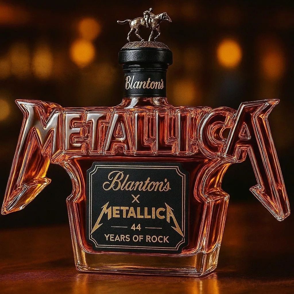 Metallica "44 Years of Rock ", botella de whisky de edición limitada