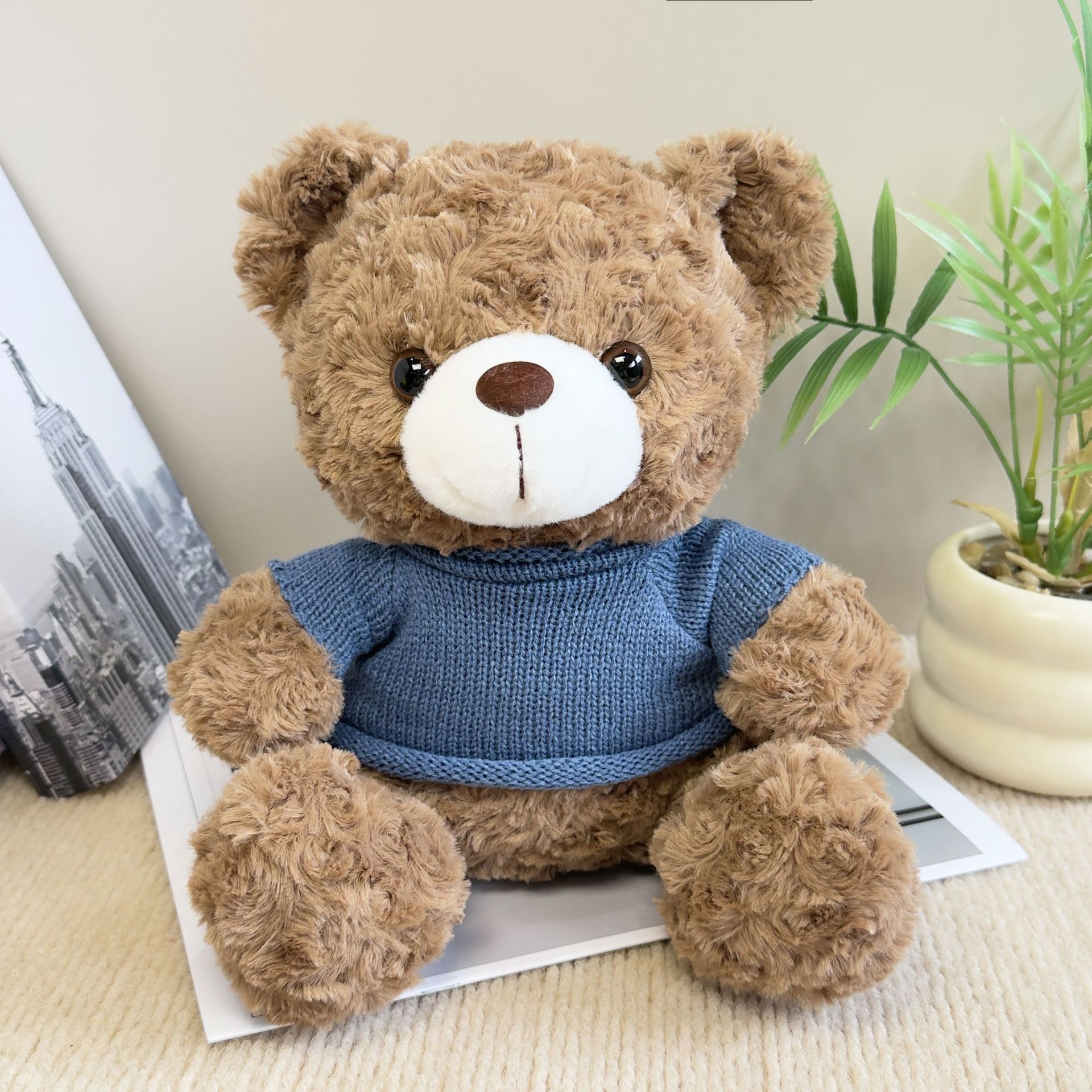 Osos de peluche abrazar osos muñecas muñecas agarrar muñecas regalo para niños impresión LOGO regalo juguetes de peluche
