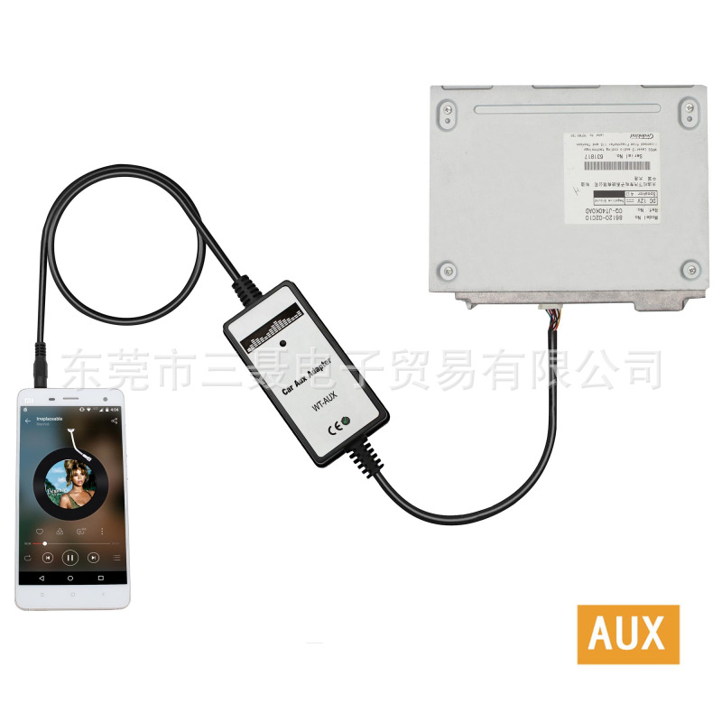Suitable for Toyota 6 audio cable USB digital disc box data cable AUX audio cable car MP3 cross-border batch generation
