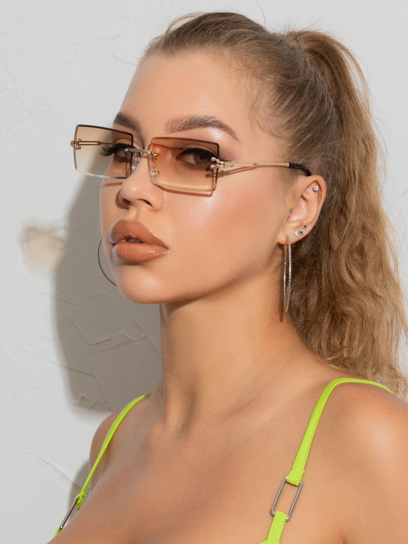 55g Weight UV400 Protection Lens Material Fashion UV400 Protection Women's Sunglasses