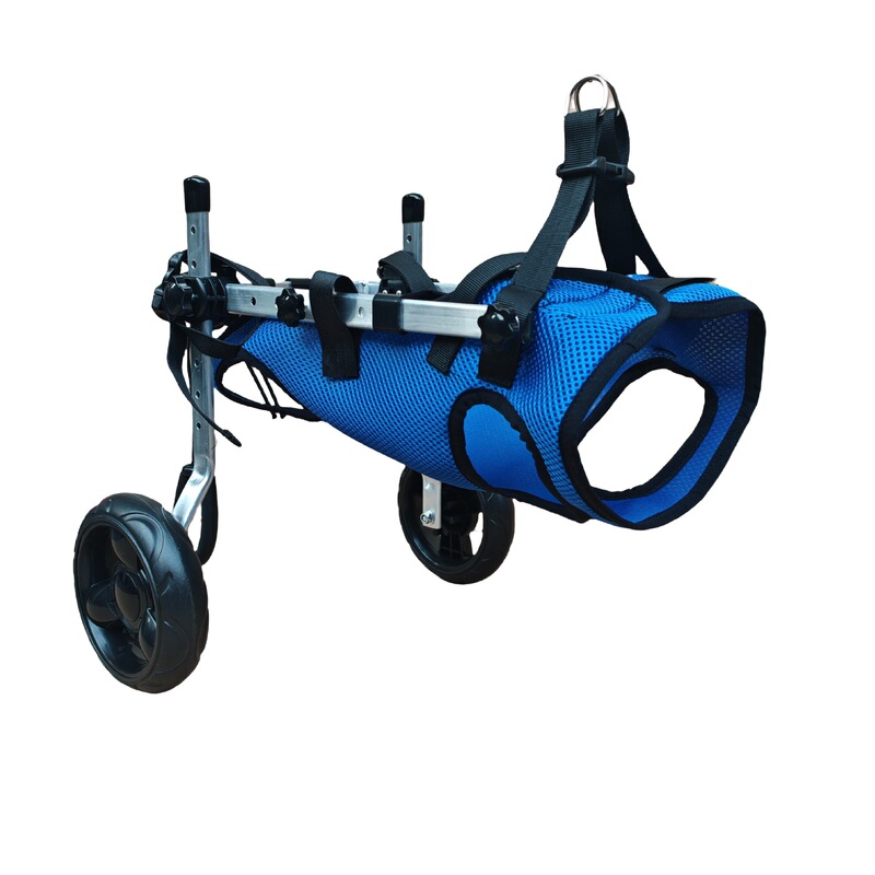 Small and medium-sized dog wheelchair hind limb paralysis disabled elderly pet scooter Corgi dog rehabilitation walking assistant car