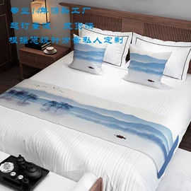 床旗、床尾巾;桌旗;床罩床笠