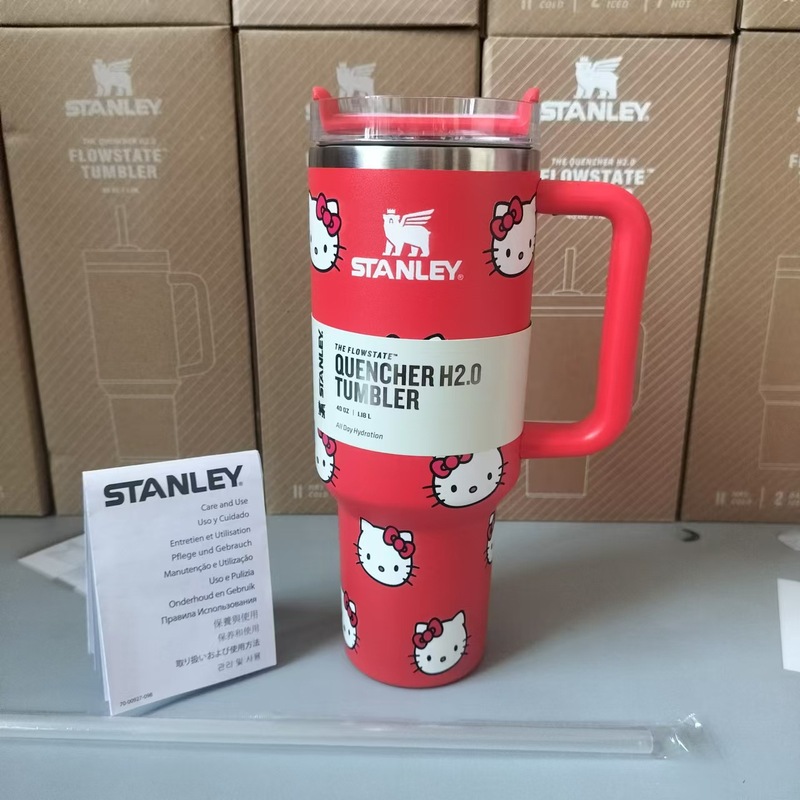 跨境亚马逊史丹利保温杯stanley2代40OZ大容量冰霸不锈钢车载吸管|undefined