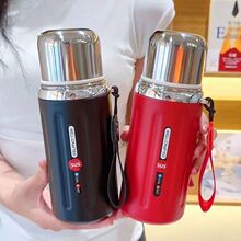 不锈钢保温杯茶水分离泡茶杯大容量男女水杯便携户外罗马杯