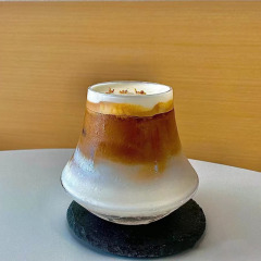 Insネット赤コーヒーグラス単品コーヒーカップ業務用ラテカップ氷滴コーヒーカップウイスキーカップ飲料
