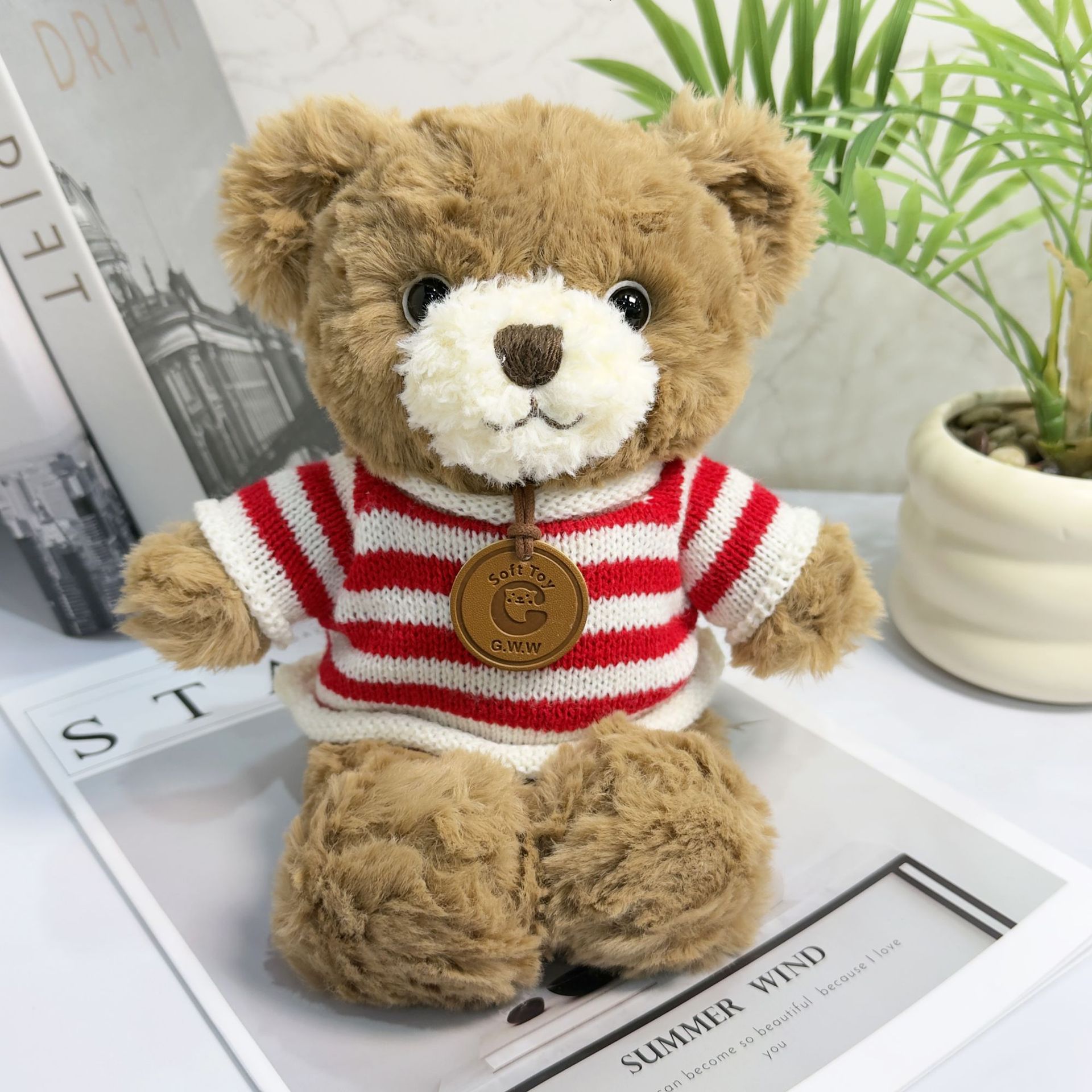 Vestido Teddy Bear suéter Teddy Bear camiseta actividad regalo juguete de peluche impresión LOGO