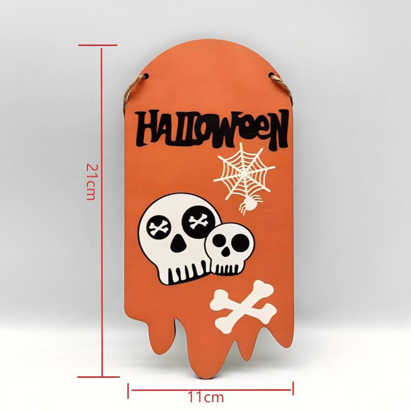 ハロウィン装飾木製ドアタグショップストアレイアウトお祭り雰囲気ペンダントカボチャゴーストペンダント|undefined