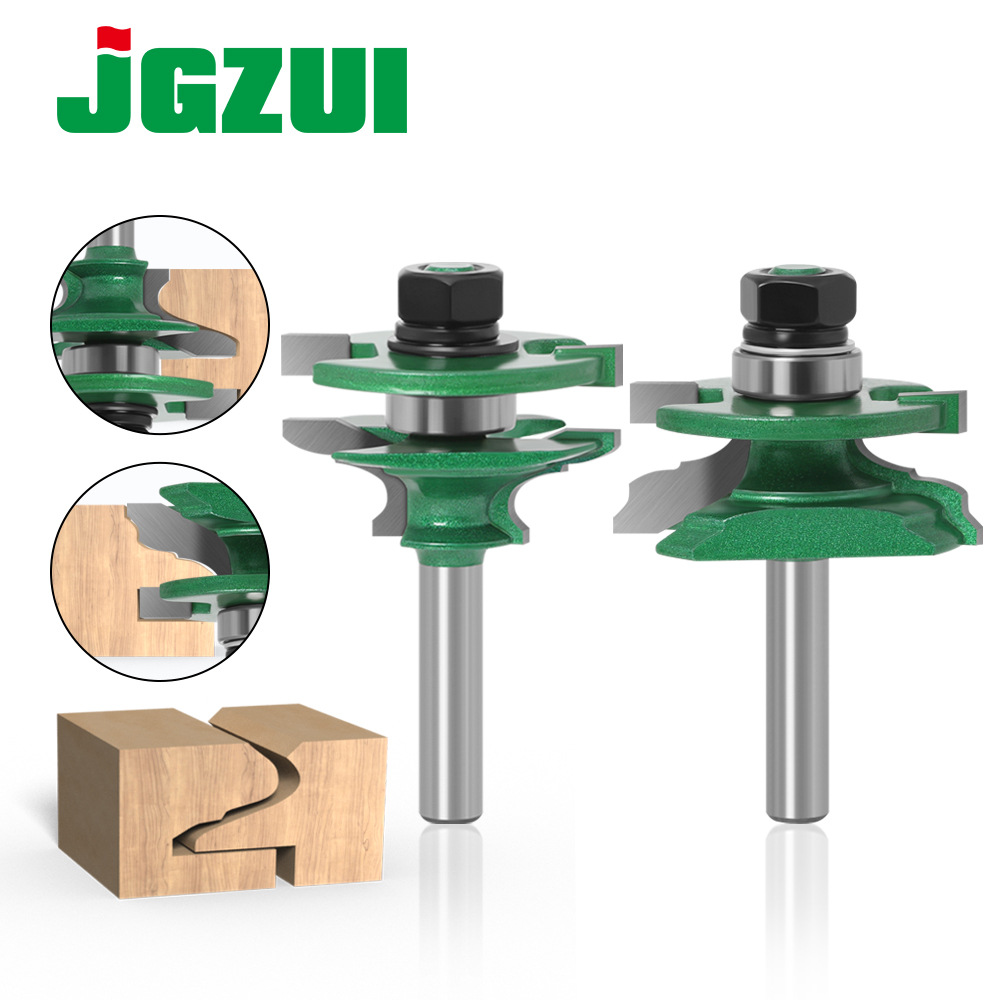 2件套户西榫合刀大户西门板刀木工铣刀木工柜门铣刀雕刻刀具8柄