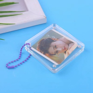 Customized Acrylic Guka Bricks DIY Photo Card Brick Ornaments Transparent Mahjong Guka Bricks Customization