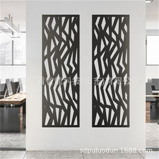 Laser cutting landscape wall CNC creative hollow carved wall hanging decorative art culture baffle villa wall pendant