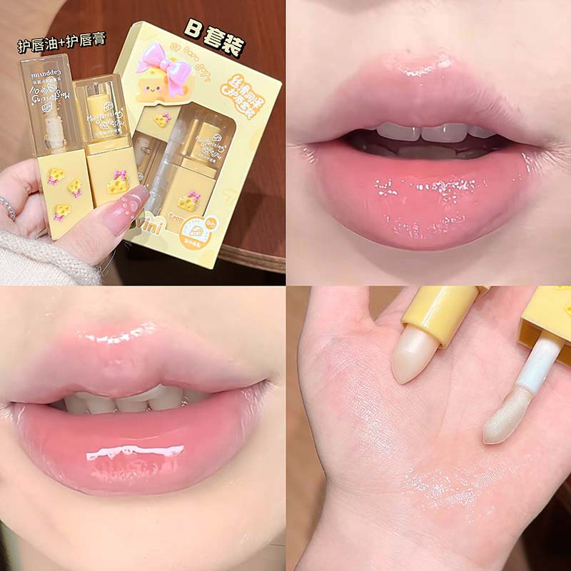 Cappuvini Silky Lip Oil Lip Balm, hidratante, hidratante, invierno y otoño.
