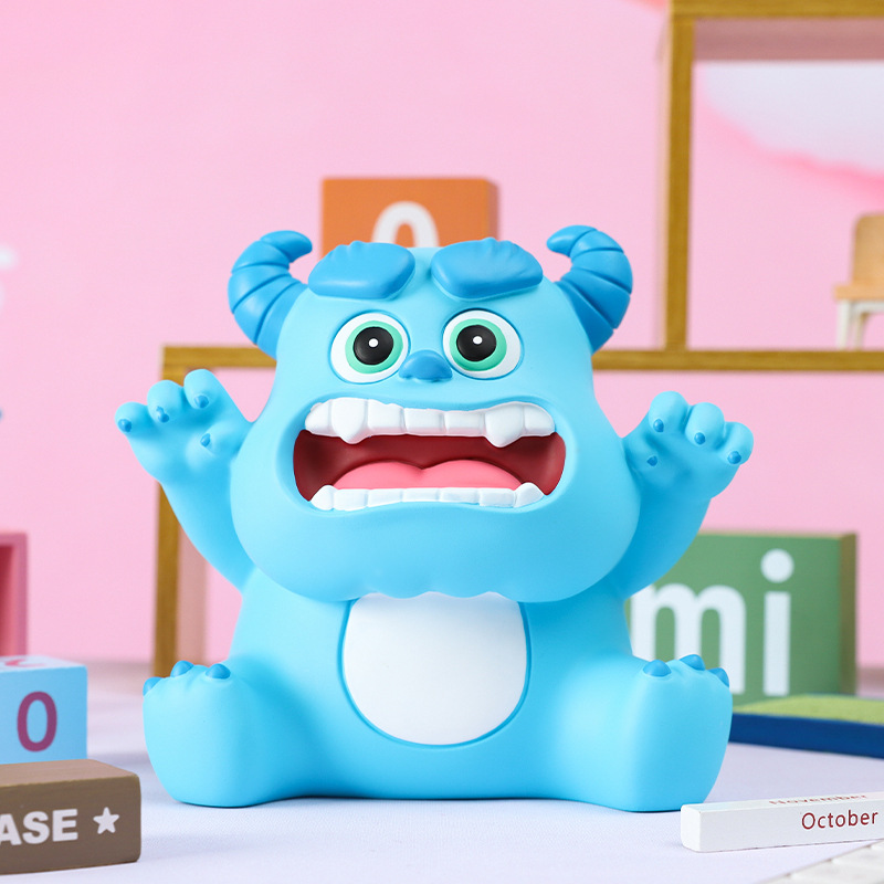 Emocional capabala alcancía vinilo durable alcancía regalo para niños decoración de escritorio entrega de una sola pieza