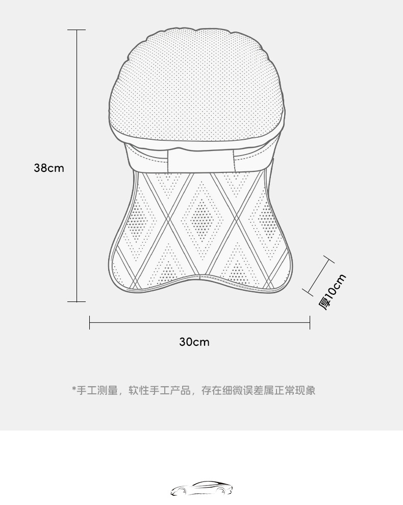Febo Vanbang Car Headrest Is Suitable for Mercedes-Benz, Maybach, Bmw, and Tesla Neck Support Pillows and Lumbar Support Car Accessories