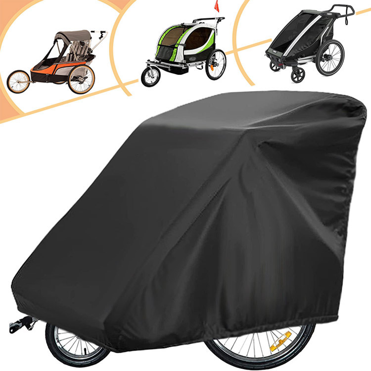 Amazon's New Portable Sunshade Bicycle Trailer Cover Oxford Cloth Pet Bicycle Trailer Dust Cover