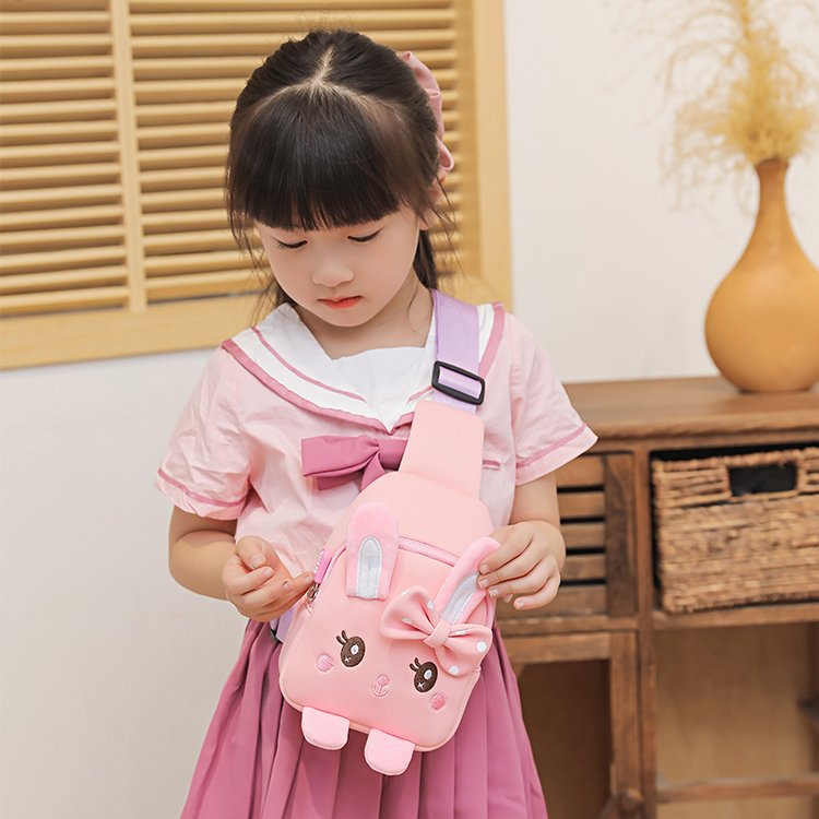 Nuevo conejo de los niños schoolbag estudiante de la escuela primaria schoolbag femenino ligero de reducción de carga casual transpirable mochila de Kindergarten schoolbag
