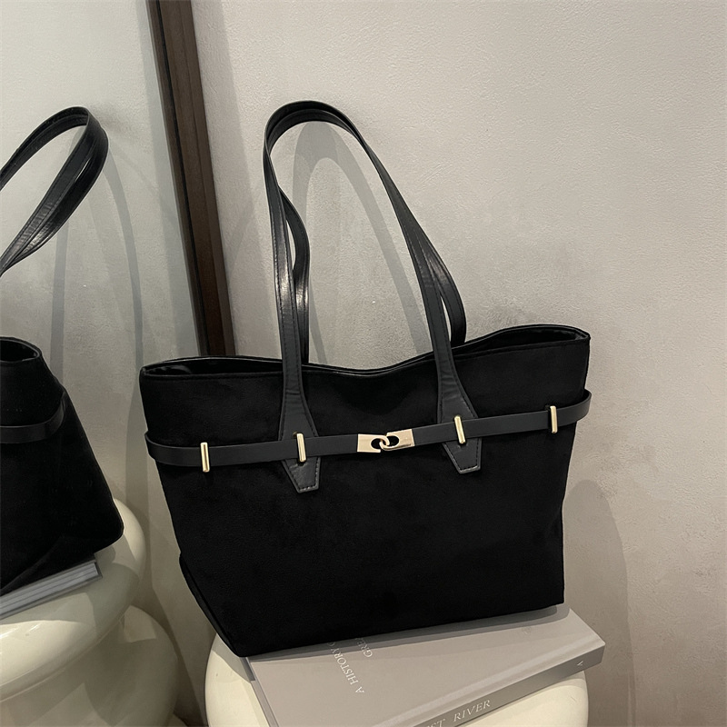 Trend Retro Büyük Kapasiteli Tote Çanta Kadın Trend Leopar Desenli Şık Kişisel Rahat Çok Amaçlı Niş Tek Omuz Çantası